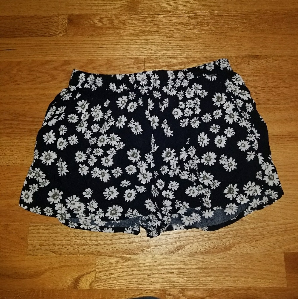 Flower Print Shorts